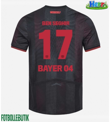 Bayer Leverkusen Eliesse Ben Seghir #17 Hemmatröja 2025-26 Kortärmad